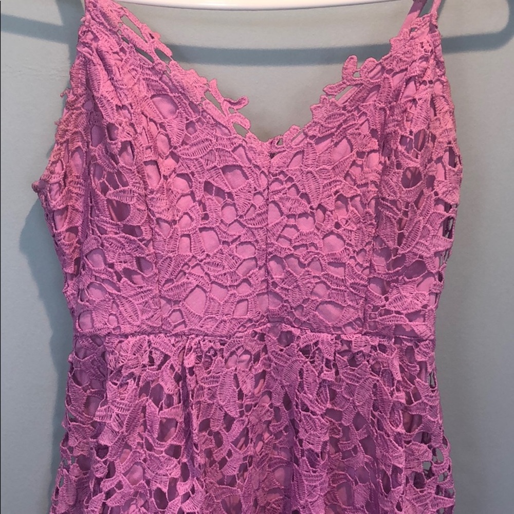 ASTR Midi Lace Dress